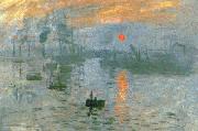 Claude Monet Impression at Sunrise oil painting artist